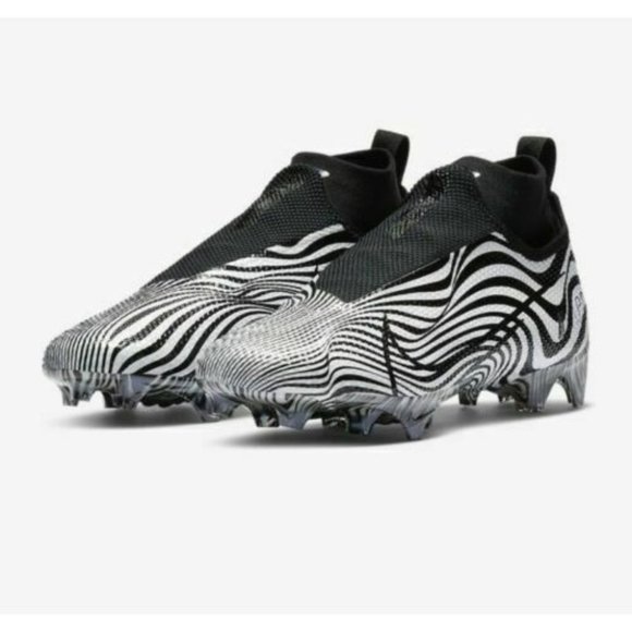 Nike Vapor Edge Pro 360 Football Zebra Cleats 10 - Picture 1 of 12